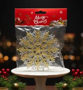 Yılbaşı Çam Ağacı Süsü Kartanesi 3'lü 6421-27