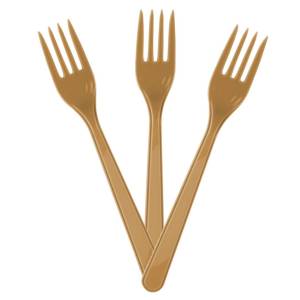 Kullan At Çatal Gold 10 Adet