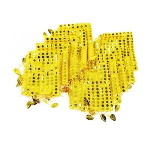 Halay Mendili Pullu Sarı