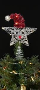 Yılbaşı Çam Ağacı Tepeliği Işıklı Büyük 6449-34