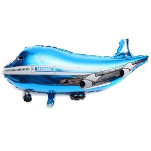 Uçak Folyo Balon Mavi