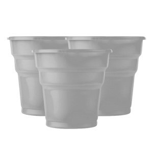 Kullan At Plastik Bardak Gümüş 10 Adet