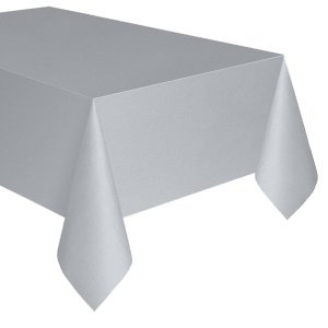 Gümüş Plastik Masa Örtüsü