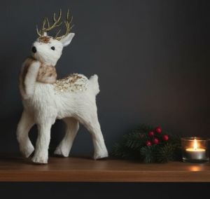 Geyik Yılbaşı Dekor Figürü 7108-3 35 cm