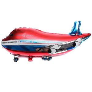 Uçak Folyo Balon Kırmızı