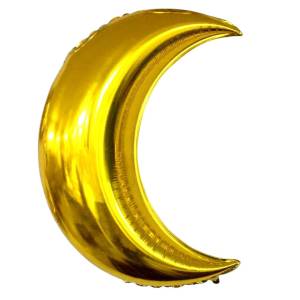 Yarım Ay Folyo Balon Gold