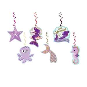 Deniz Kızı Tavan Süs 6 Adet