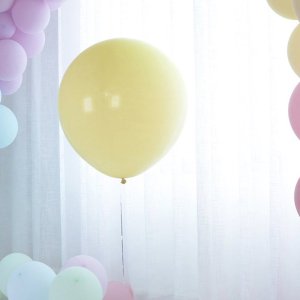 Makaron Balon Sarı 50 Adet