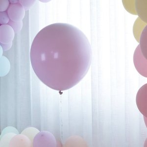 Makaron Balon Lila 50 Adet