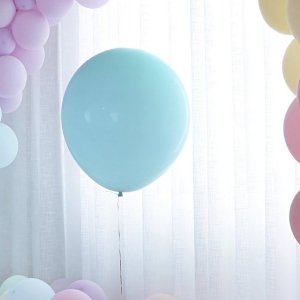 Makaron Balon Mavi 50 Adet