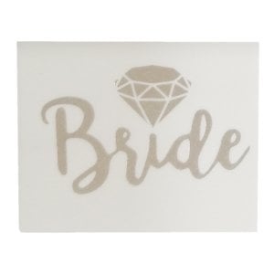 Bride Geçici Dövme Gümüş 10 Adet