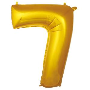 7 Rakam Folyo Balon Altın 76 cm