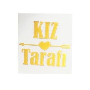 Kız Tarafı Geçici Dövme Gold 10 Adet