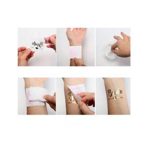 Kız Tarafı Geçici Dövme Gold 10 Adet