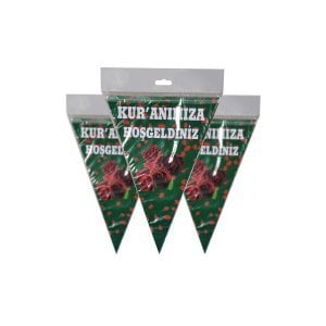 Kuranımıza Hoşgeldiniz Yeşil 10 Adet