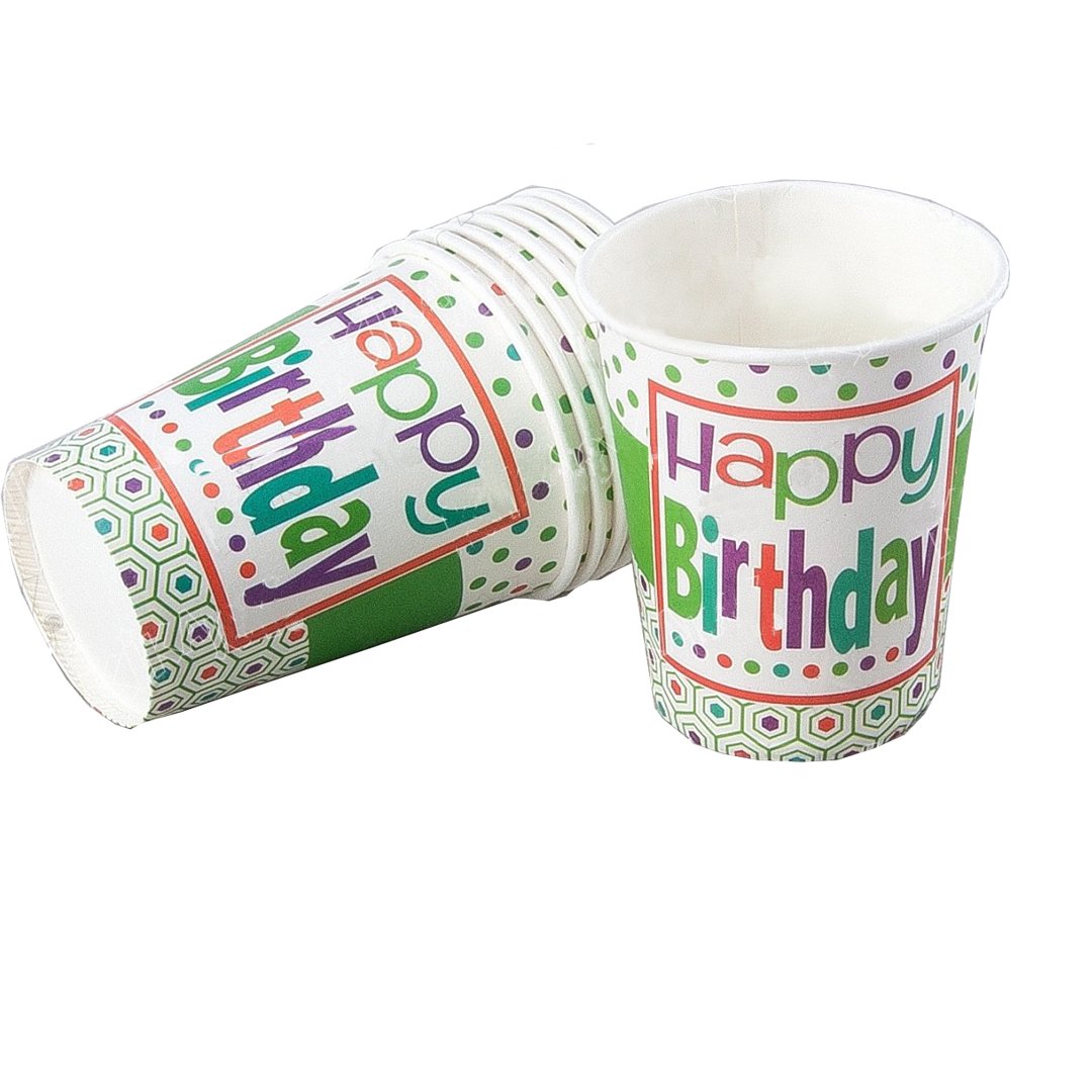 Happy Birthday Puanlı Karton Bardak