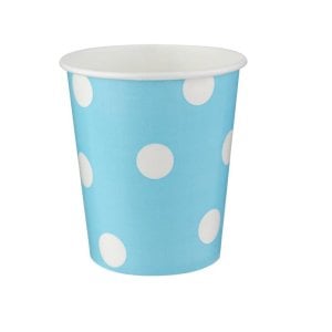 Mavi Puanlı Karton Bardak