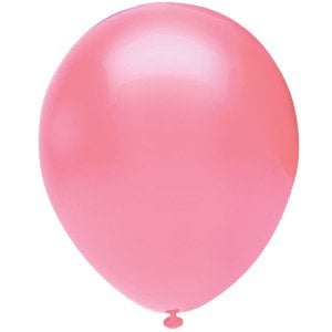 Pastel Balon Pembe 100 Adet