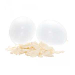 Pastel Şeffaf Balon 100 Adet