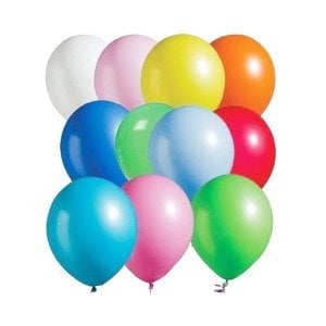 Pastel Balon Karışık Renkler 100 Adet