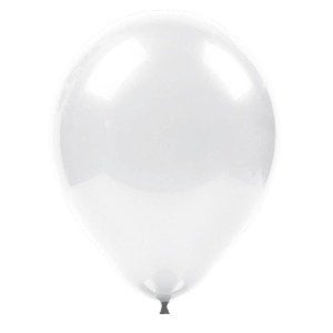 Metalik Balon Beyaz 100 Adet