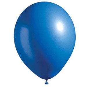 Metalik Balon Mavi 100 Adet