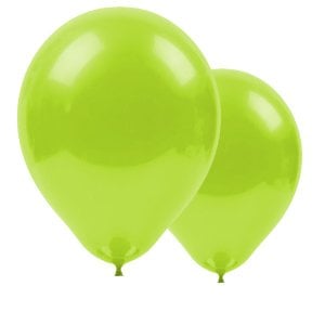 Metalik Balon Açık Yeşil 100 Adet