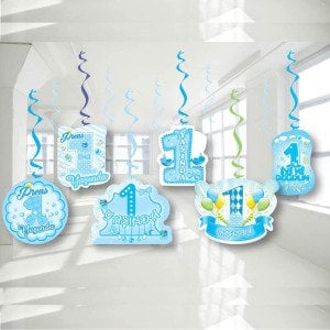 Prens 1 Yaşında Tavan Süs Mavi