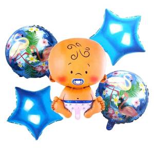 Bebek Folyo Balon Set Mavi