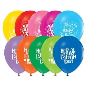 Happy Birthday Baskılı Balon