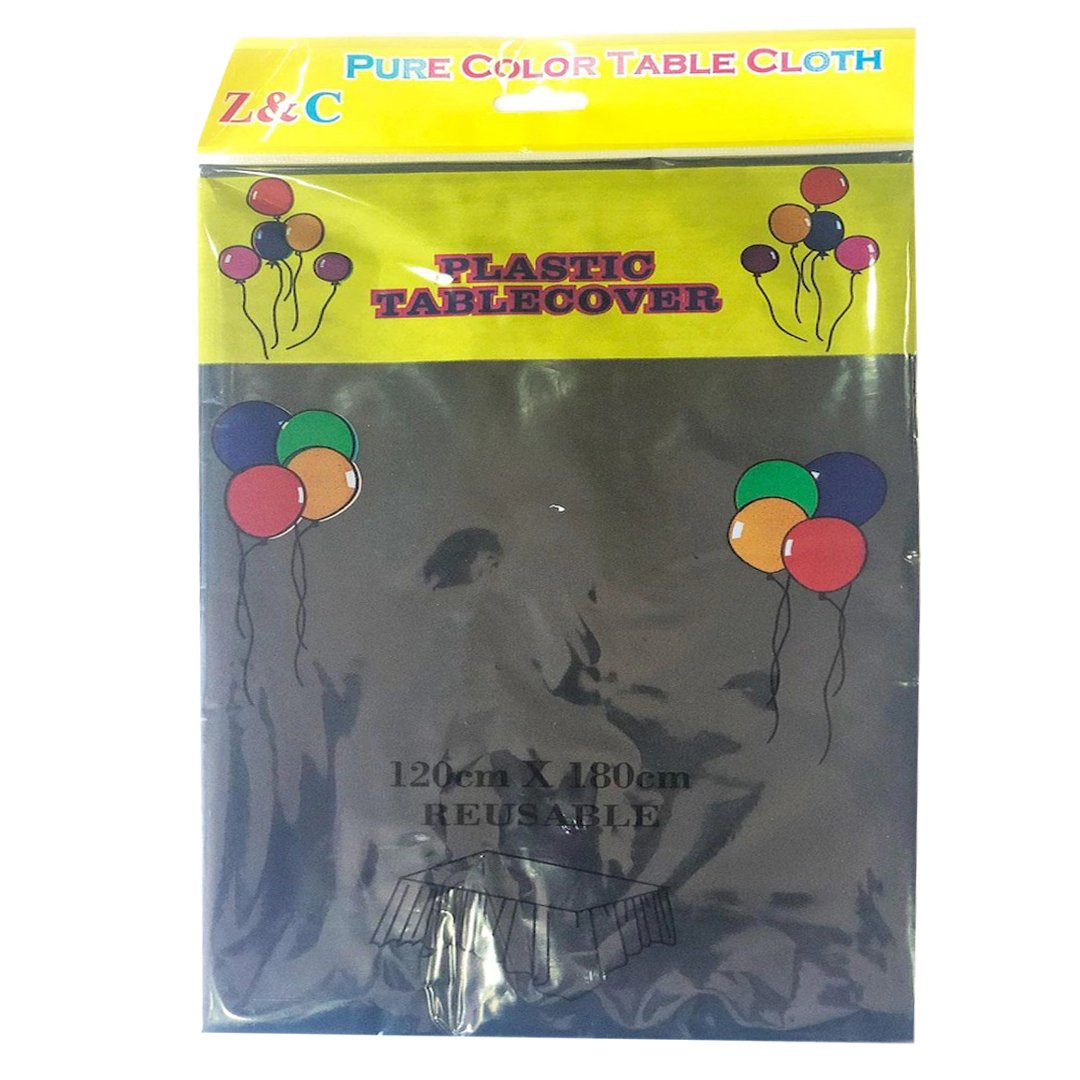 Siyah Plastik Masa Örtüsü