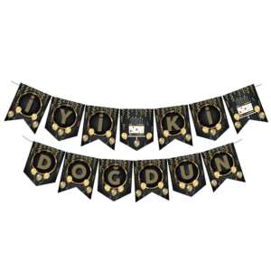 Siyah Gold İyi Ki Doğdun Banner