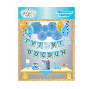 Mavi Gold İyi Ki Doğdun Banner