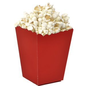 PartiPan Mısır Kutusu Kırmızı Renk 10'lu