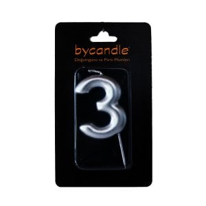 Rakam Mum 3 Yaş Gümüş