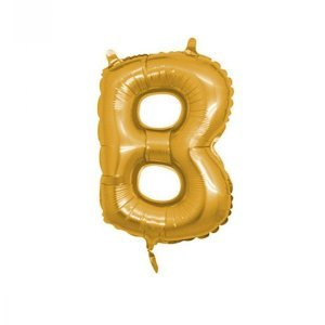 B Harfi Folyo Balon Altın 40 cm