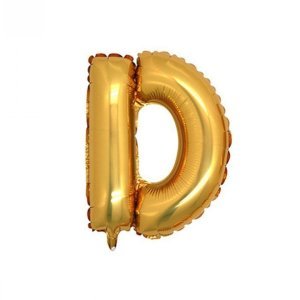 D Harfi Folyo Balon Altın 40 cm