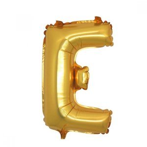 E Harfi Folyo Balon Altın 100 cm