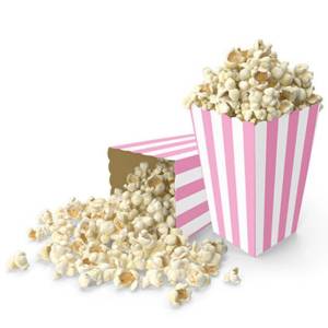 Çizgili Mısır Kutusu Pembe 8 Adet