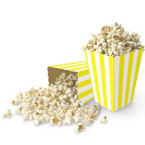 Çizgili Mısır Kutusu Sarı 8 Adet