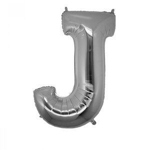 J Harfi Gümüş Folyo Balon 100 cm